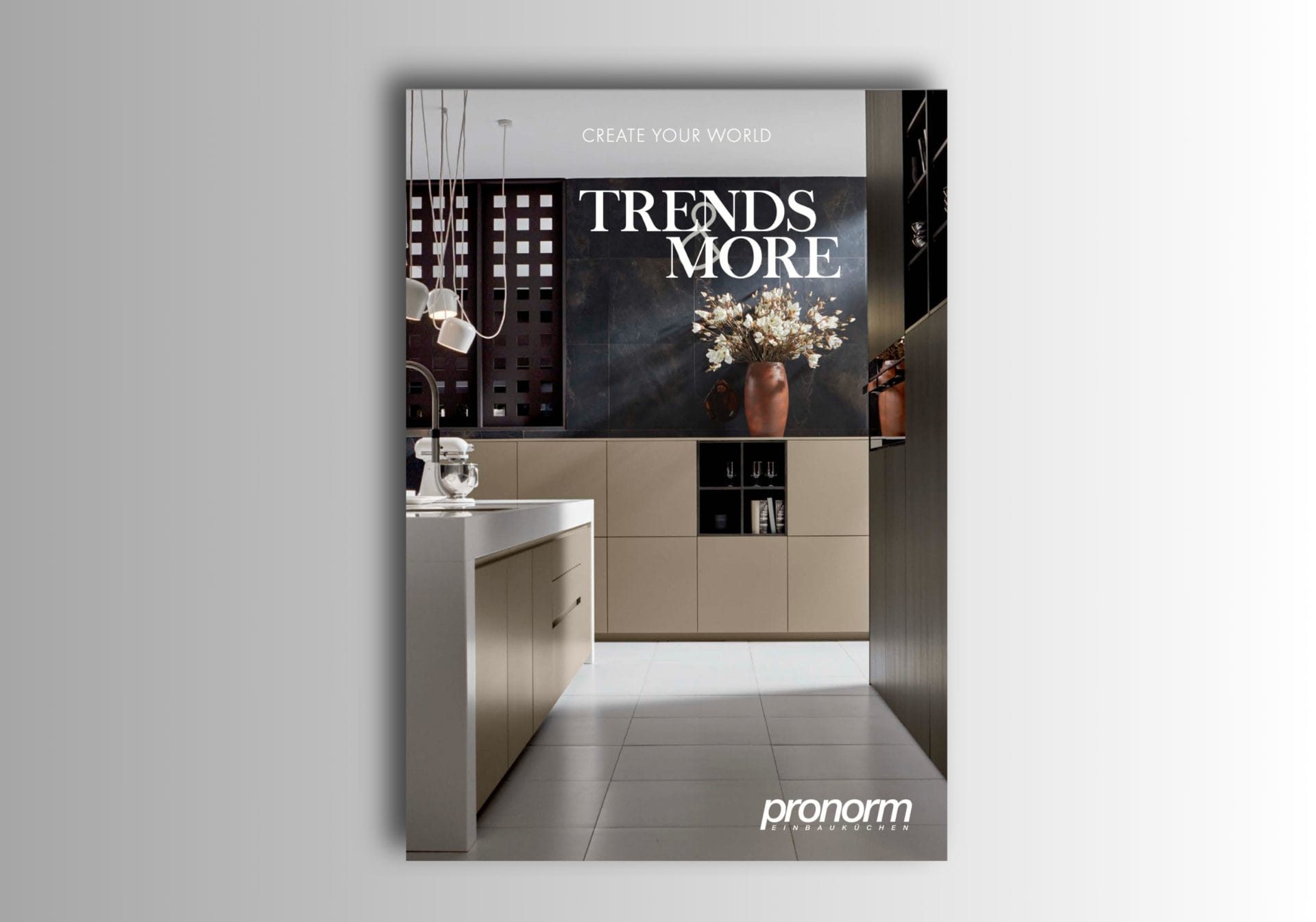 Pronorm Trends brochure cover page Pronorm Trends brochure cover page